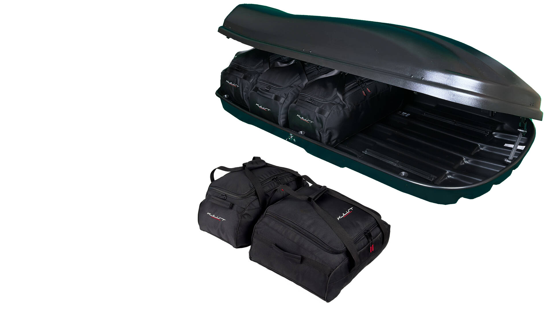 Torby KJUST do boksu dachowego Farad Marlin N7 — komplet toreb