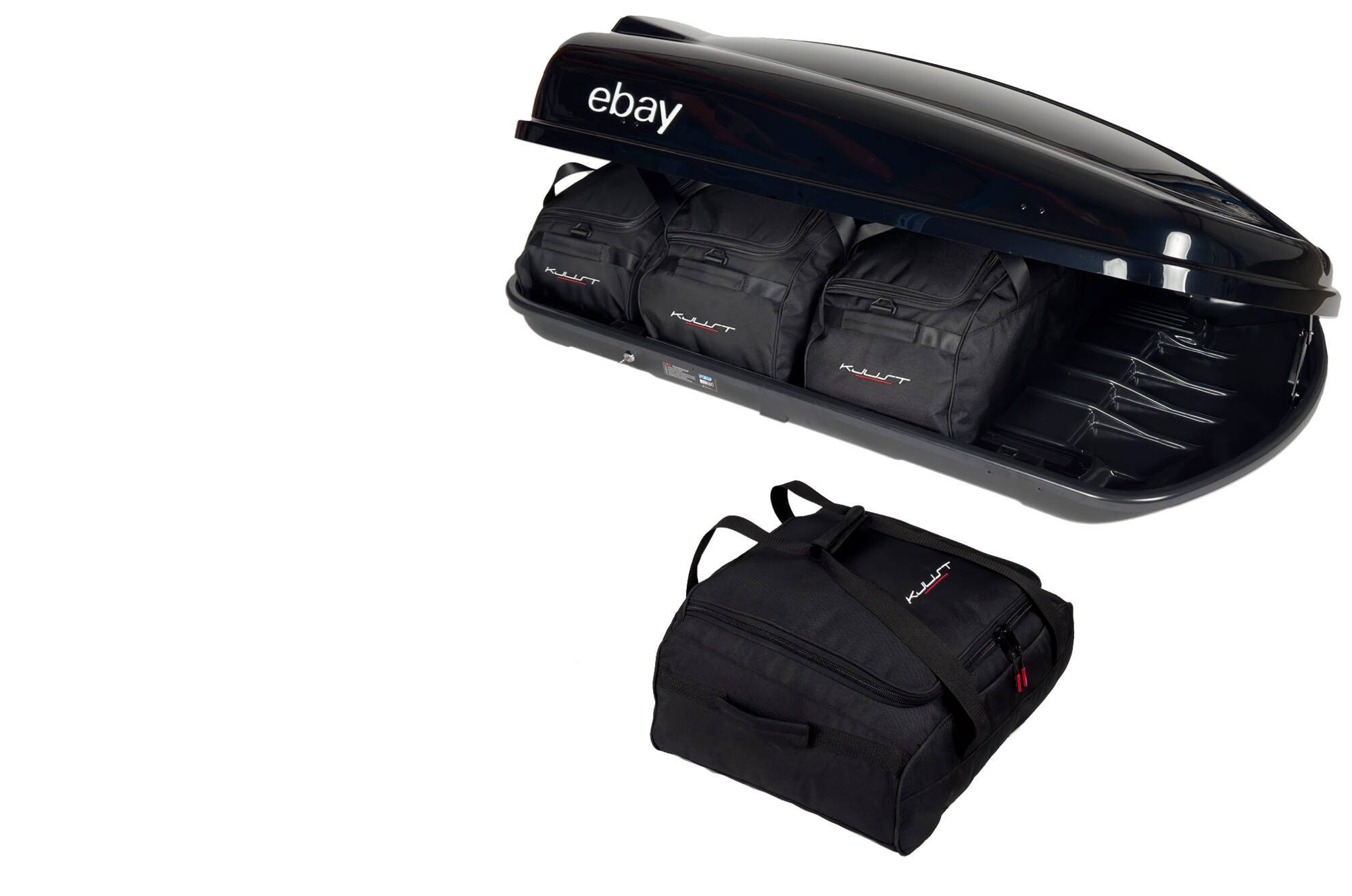 Torby KJUST do boksu dachowego LevUp Ebay Edition 420 — torba bazowa