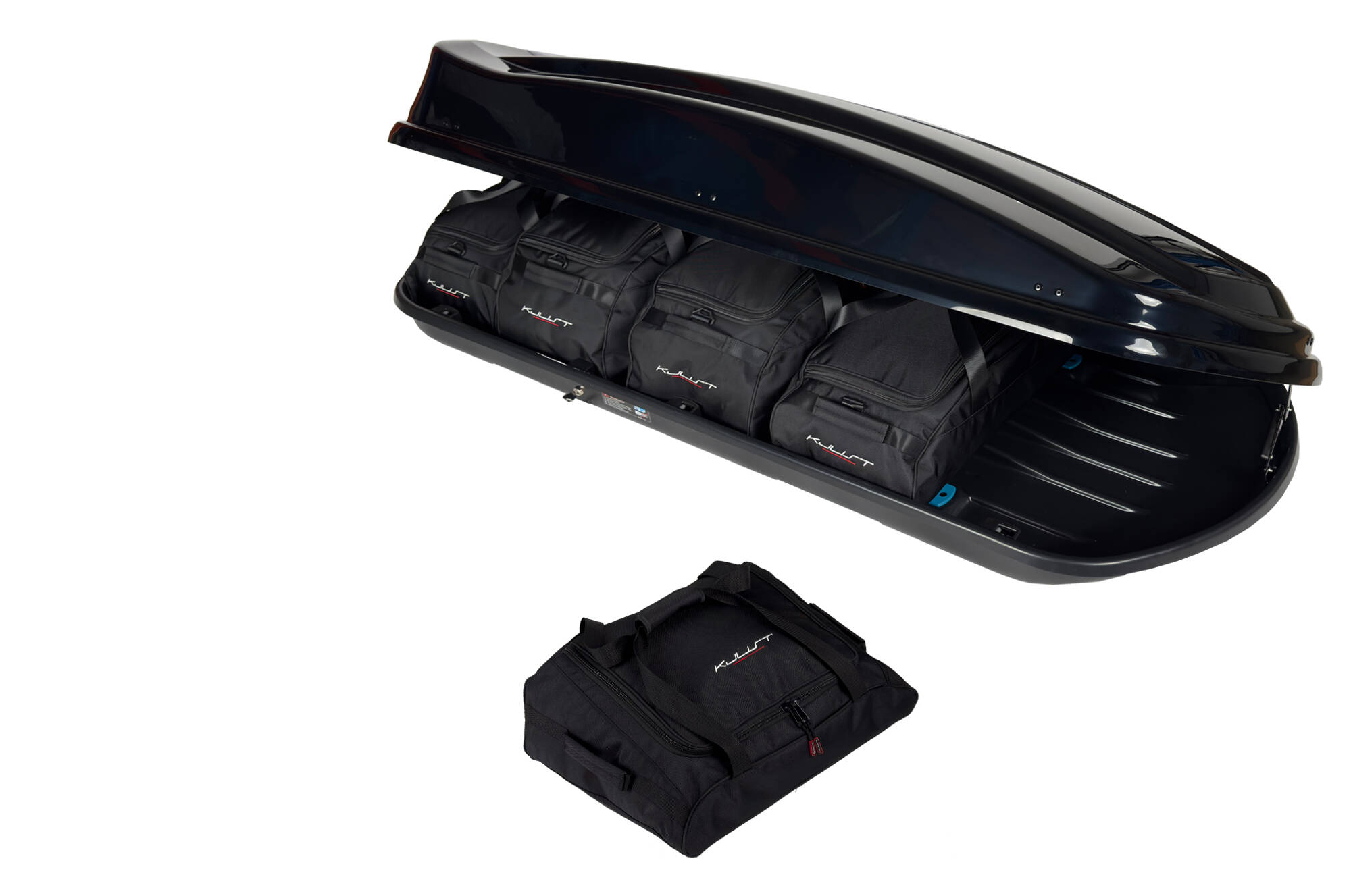 Torby KJUST do boksu dachowego LevUp Space 530 DUO — komplet toreb