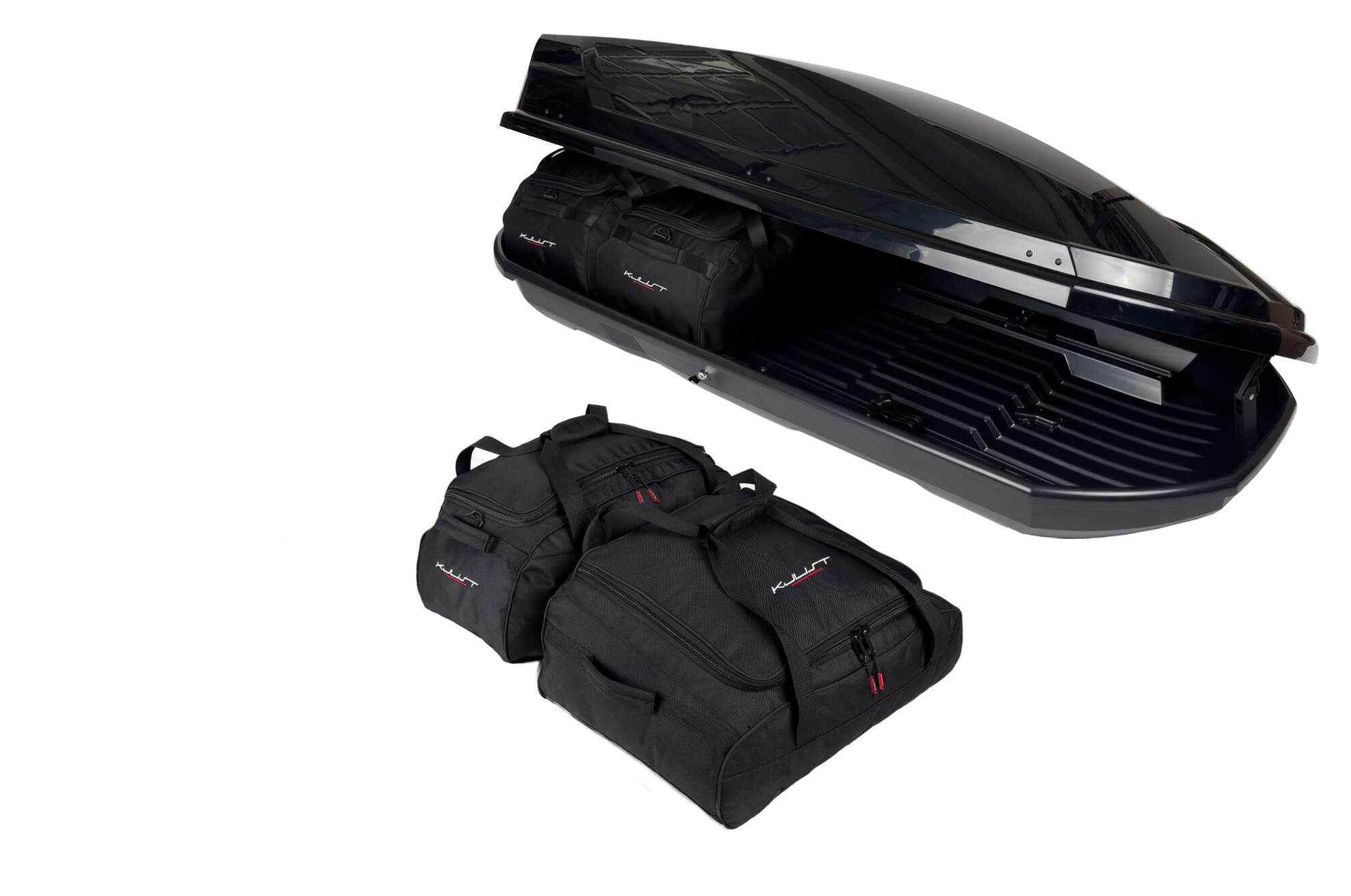 Torby KJUST do boksu dachowego Neumann Adventure 205 — komplet toreb