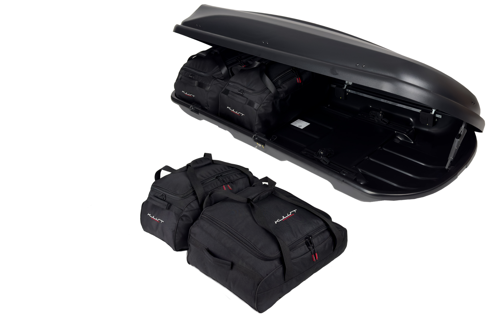 Torby KJUST do boksu dachowego Junior Xtreme II 450 — komplet toreb