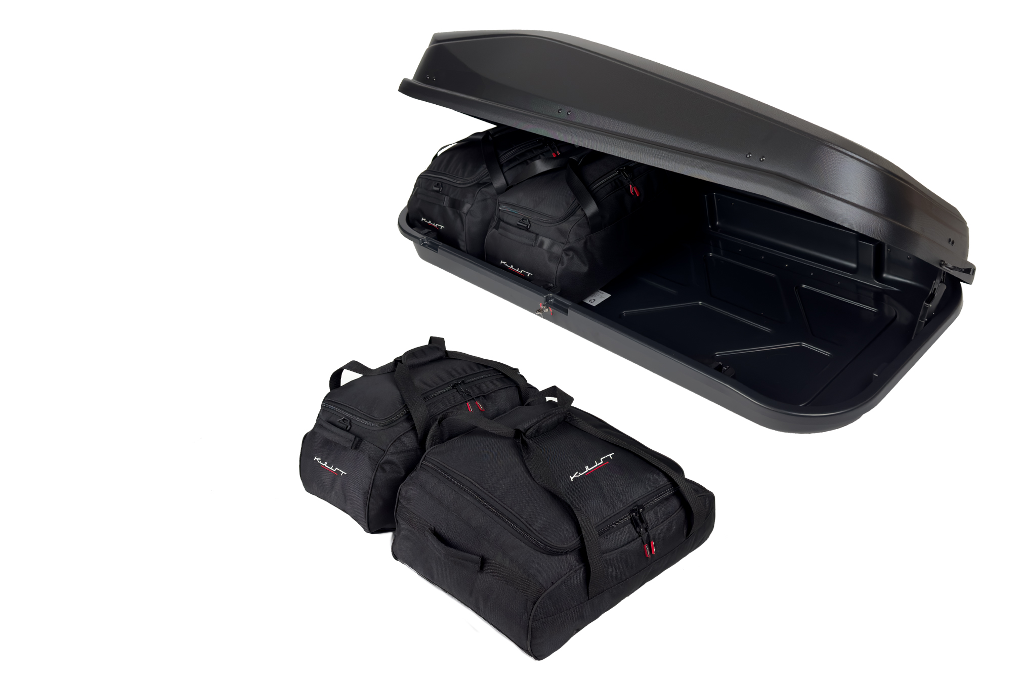 Torby KJUST do boksu dachowego Junior Easy 430 — komplet toreb
