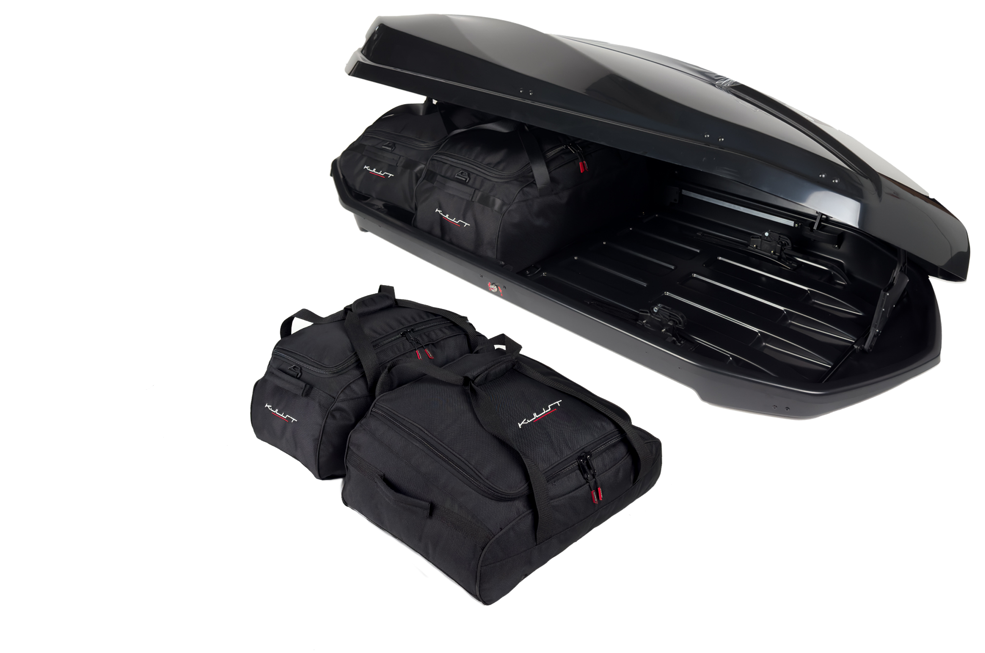 Torby KJUST do boksu dachowego Junior Strike 480 — komplet toreb