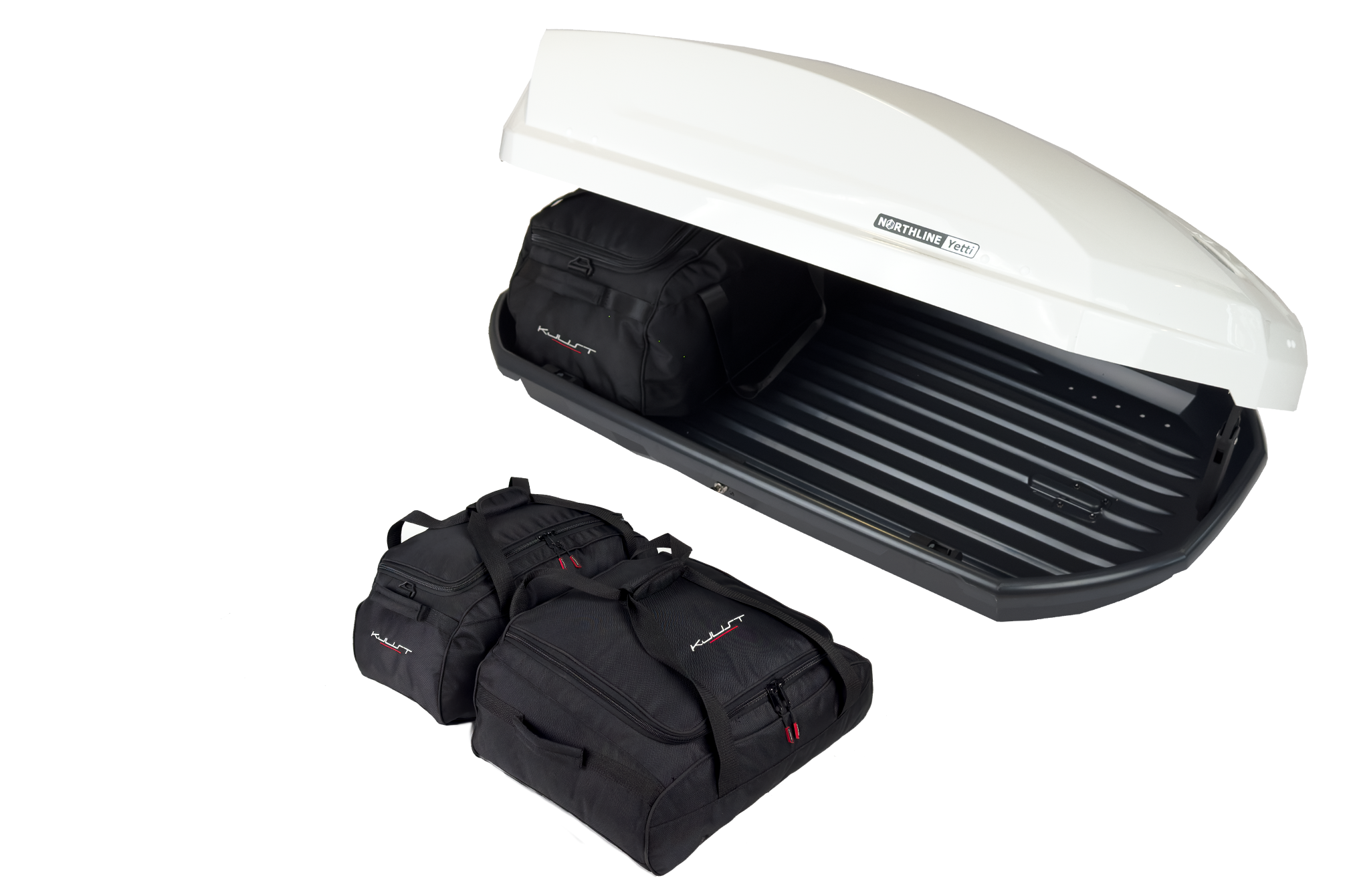 Torby KJUST do boksu dachowego Northline Yetti 300 — komplet toreb