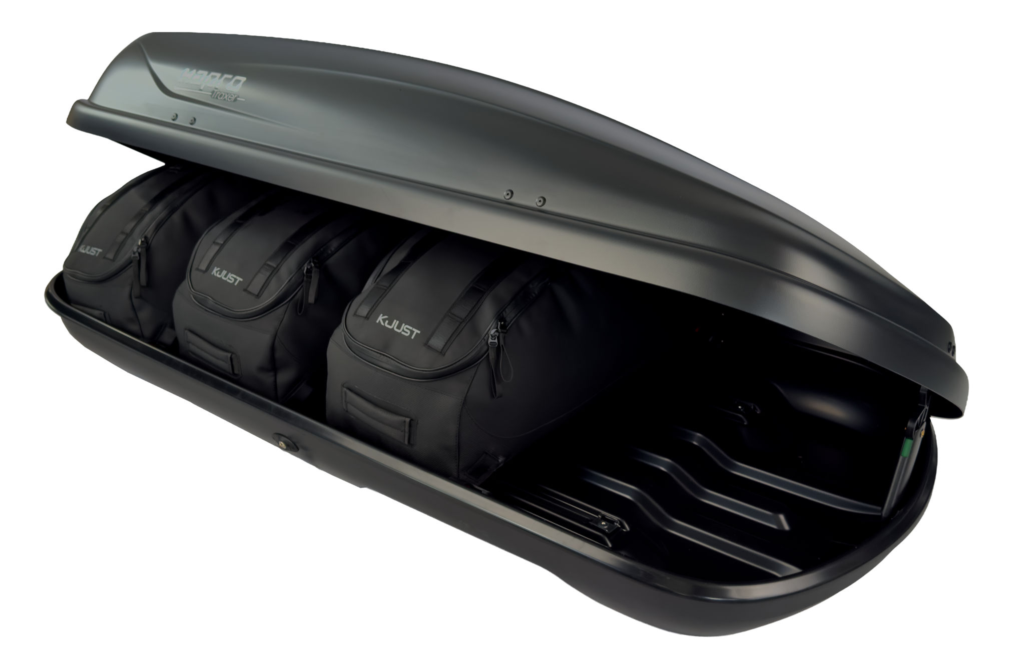 Torby KJUST PRO do boksu dachowego Hapro Traxer 5.6 — torba czołowa