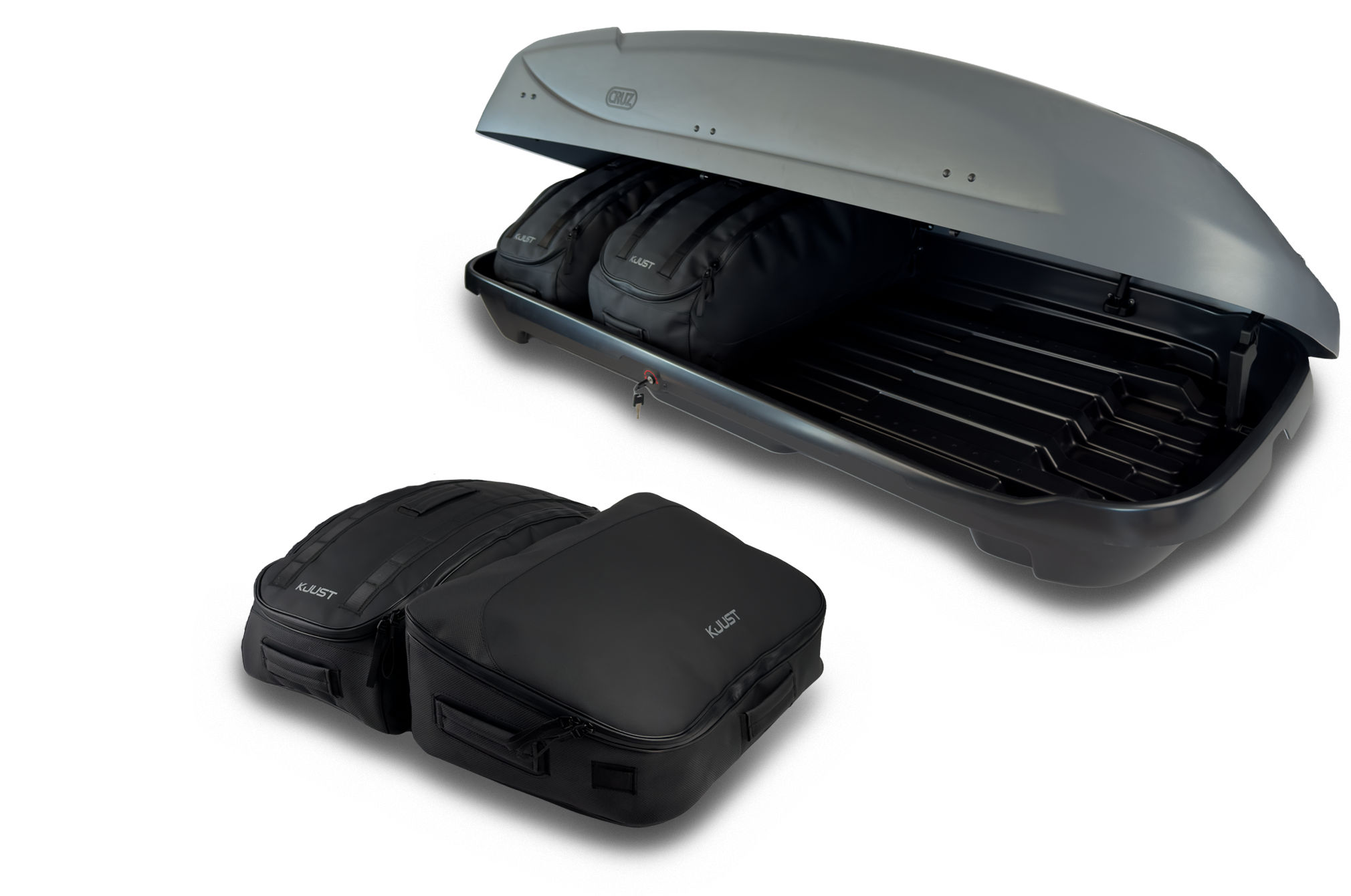 Torby KJUST PRO do boksu dachowego Cruz Paddock 470 — torba bazowa