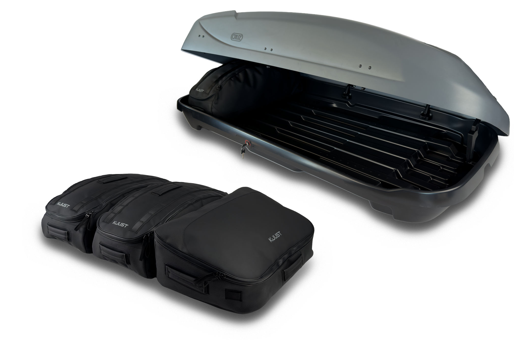 Torby KJUST PRO do boksu dachowego Cruz Paddock 470 — komplet toreb