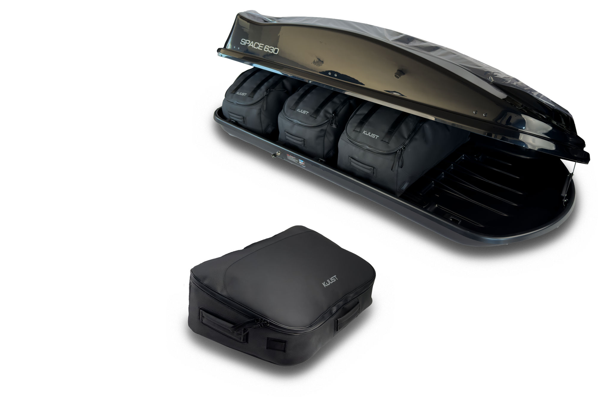 Torby KJUST PRO do boksu dachowego LevUp Space 630 — torba czołowa