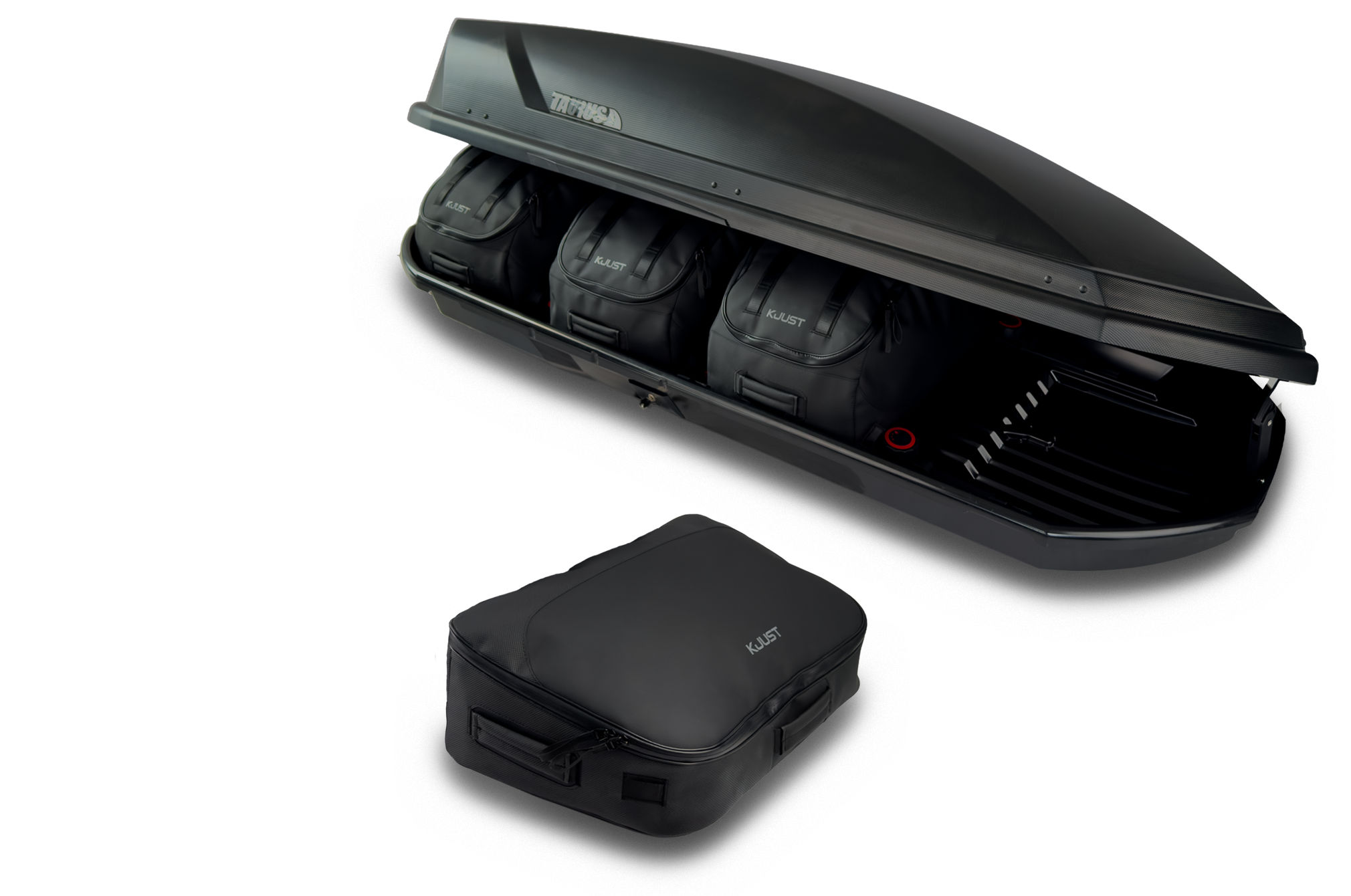 Torby KJUST PRO do boksu dachowego Taurus Adventure 480 — torba czołowa