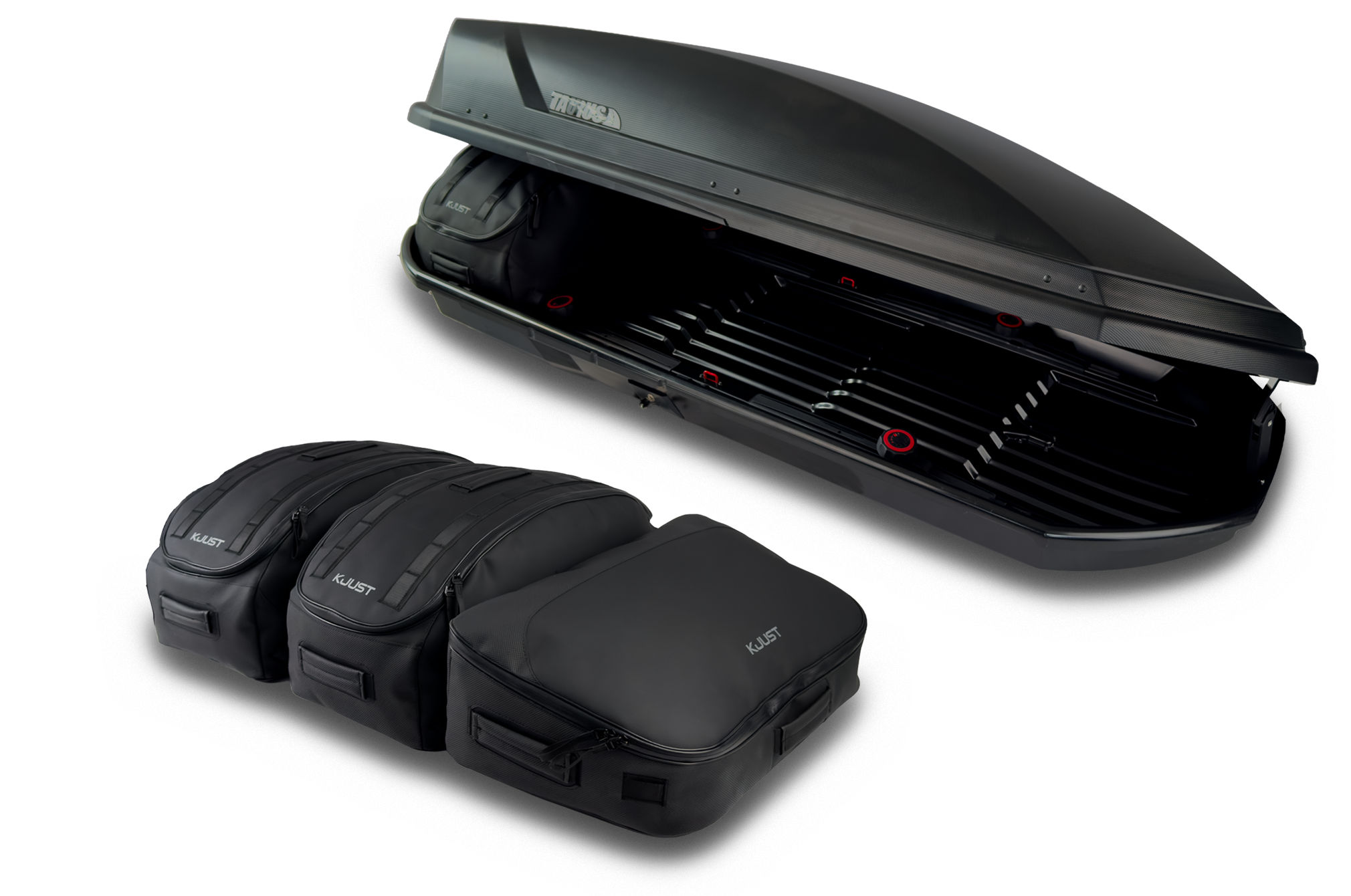 Torby KJUST PRO do boksu dachowego Taurus Adventure 480 — komplet toreb