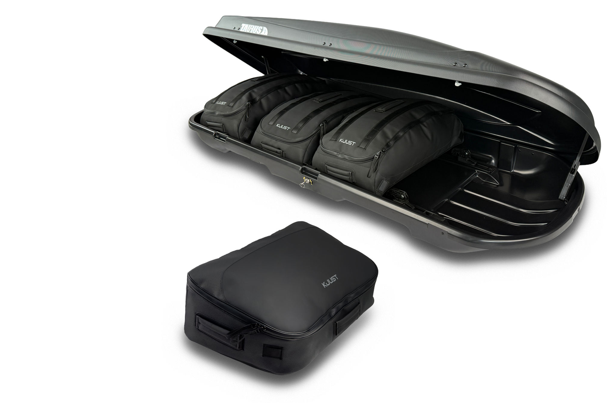 Torby KJUST PRO do boksu dachowego Taurus Xtreme 400 — torba czołowa