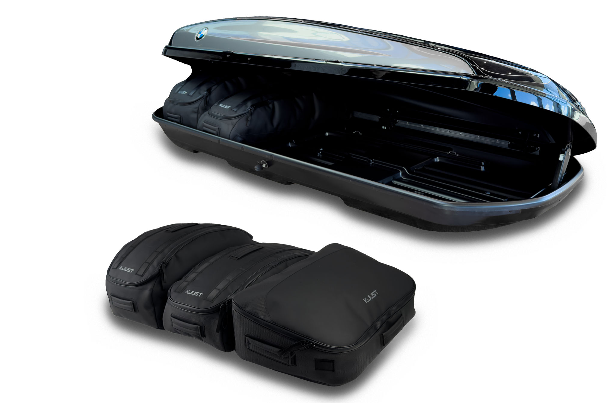 Torby KJUST PRO do boksu dachowego BMW 82732406459 520L — komplet toreb