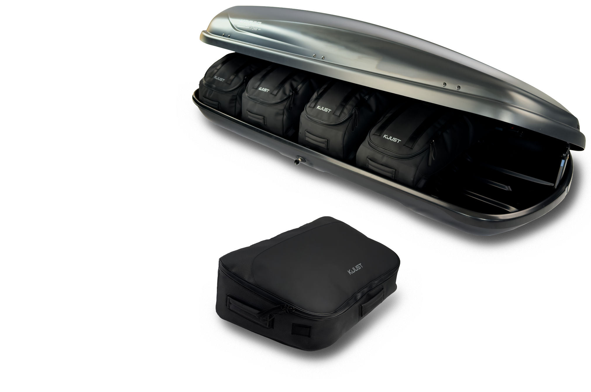 Torby KJUST PRO do boksu dachowego Hapro Traxer 8.6 — torba czołowa