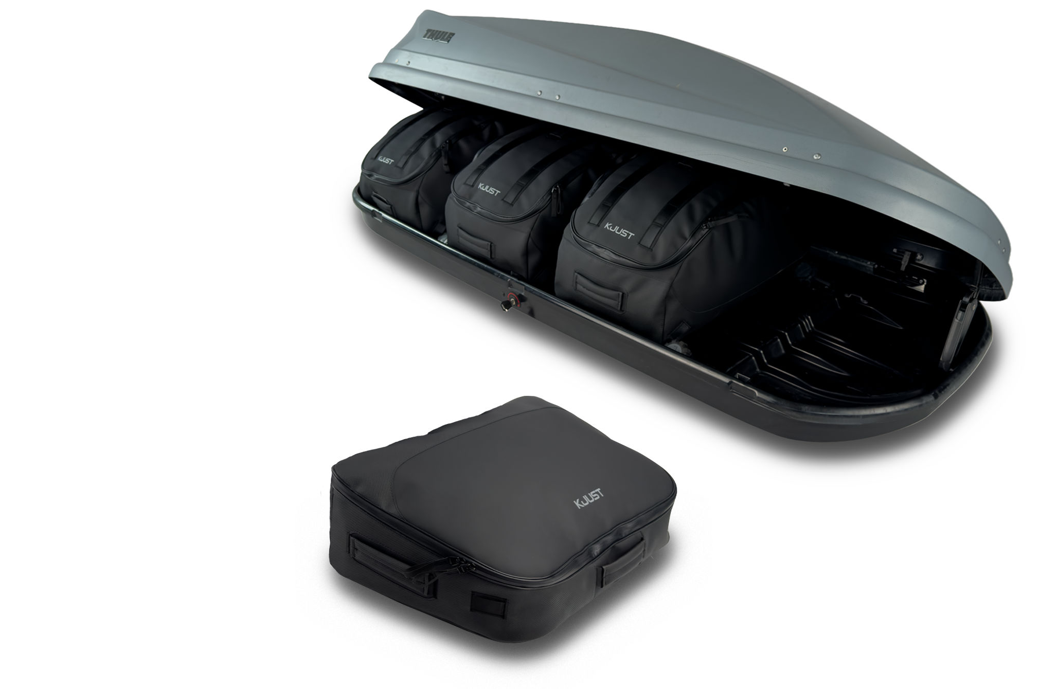 Torby KJUST PRO do boksu dachowego Thule Touring L — torba czołowa