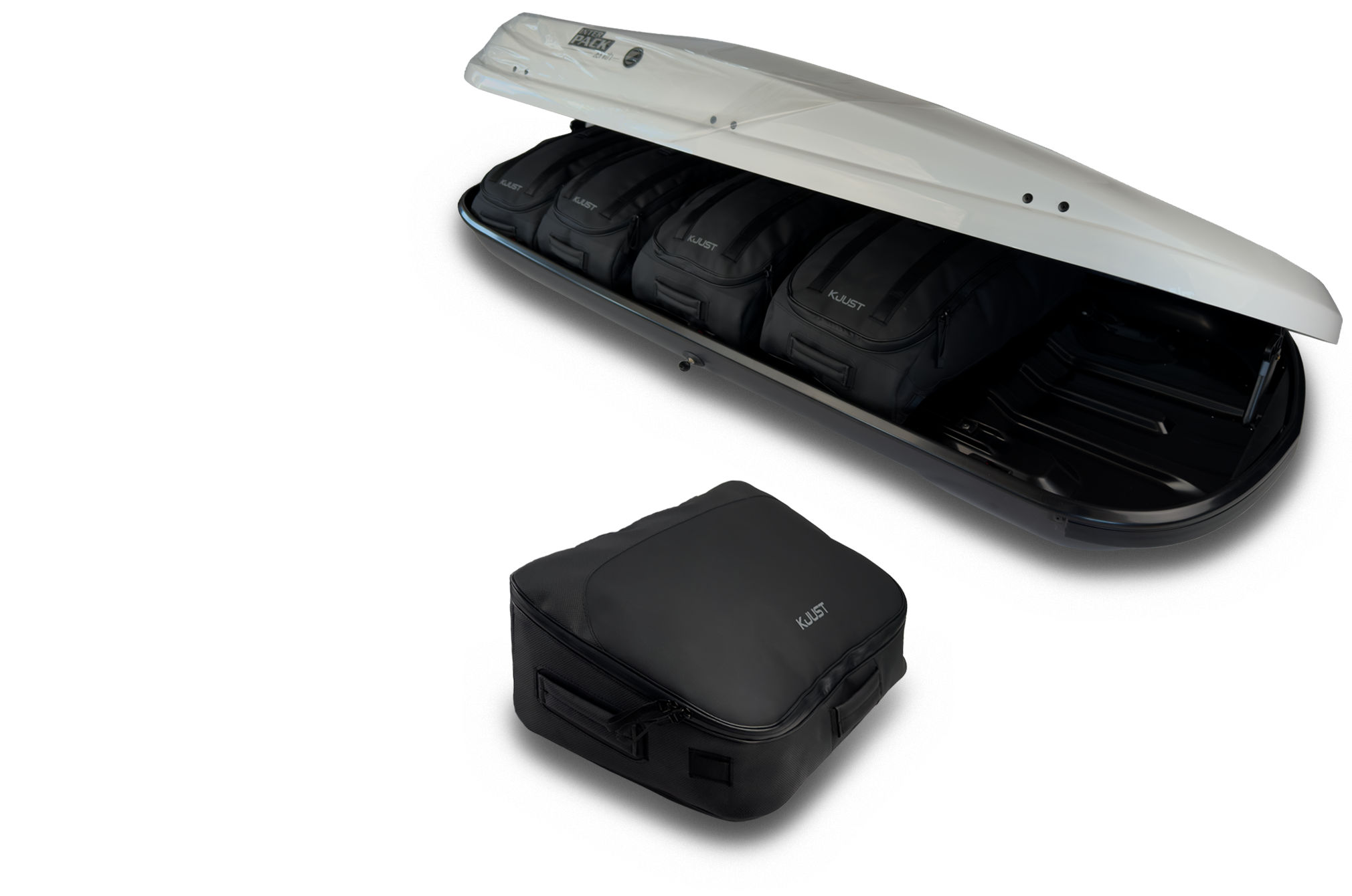 Torby KJUST PRO do boksu dachowego Hapro Zenith 8.6 — torba czołowa