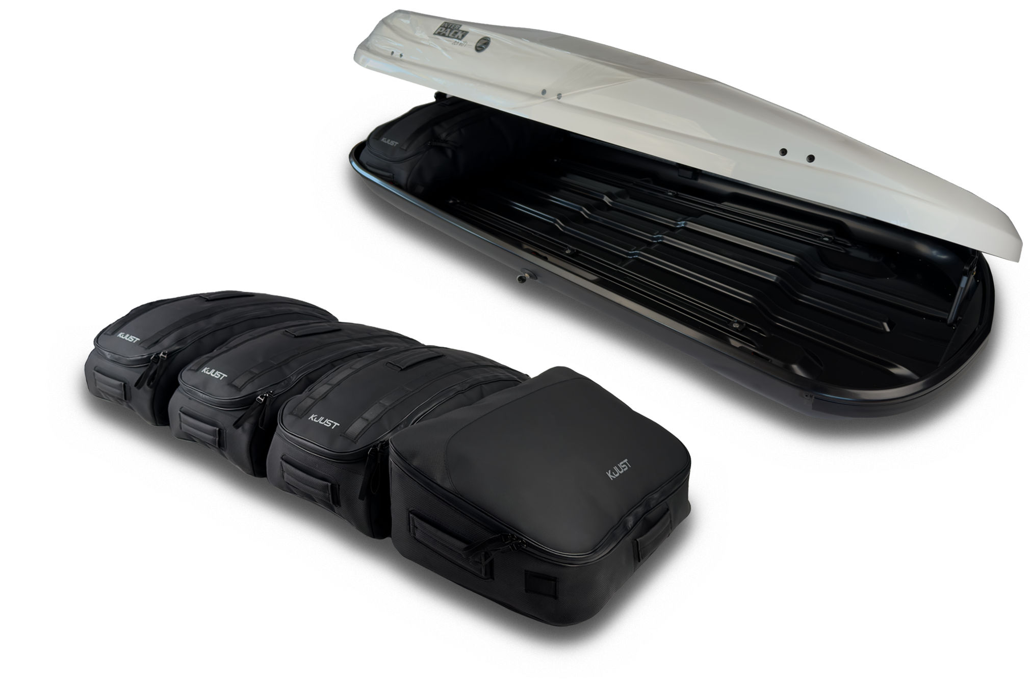 Torby KJUST PRO do boksu dachowego Interpack Zenith 8.6 — torba czołowa