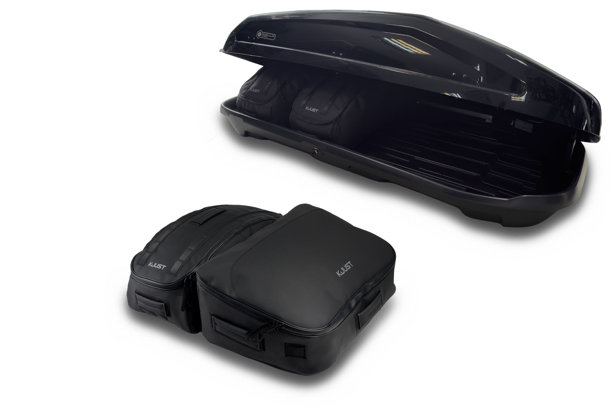 Torby KJUST PRO do boksu dachowego Modula EVO 550 — torba bazowa