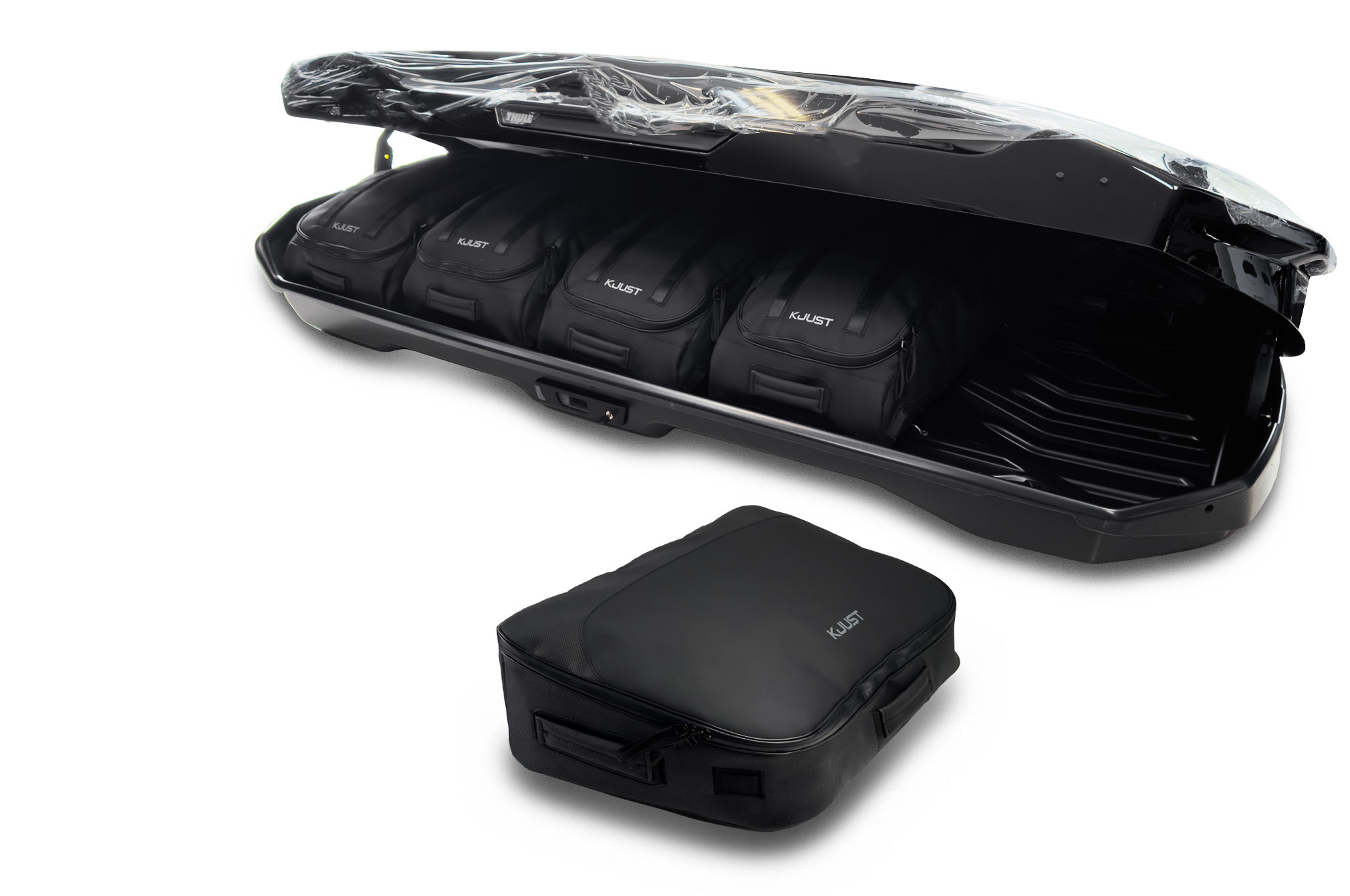Torby KJUST PRO do boksu dachowego Thule Motion 3 XXL LOW — torba czołowa