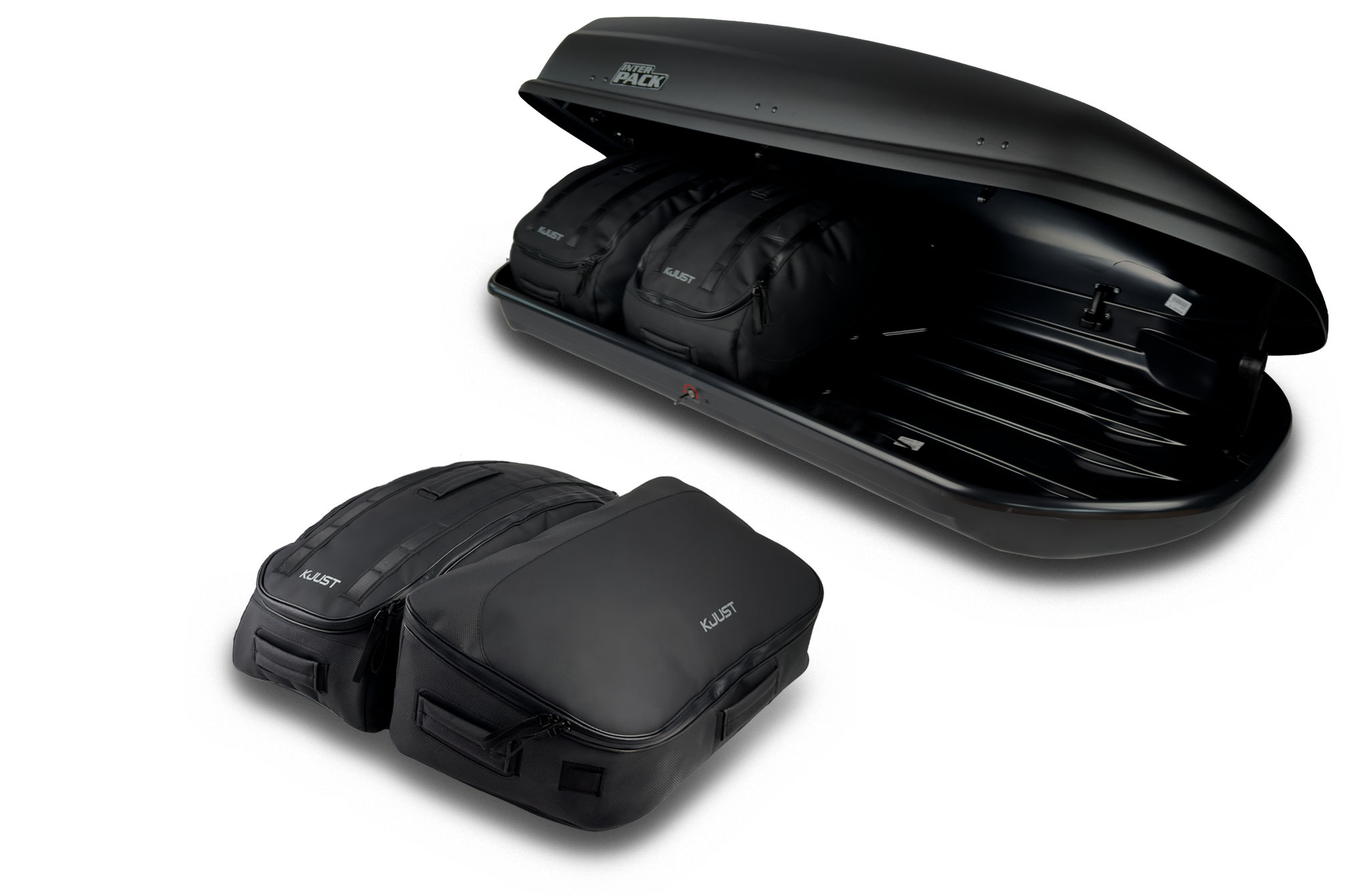 Torby KJUST PRO do boksu dachowego Interpack Torino 460 — torba bazowa