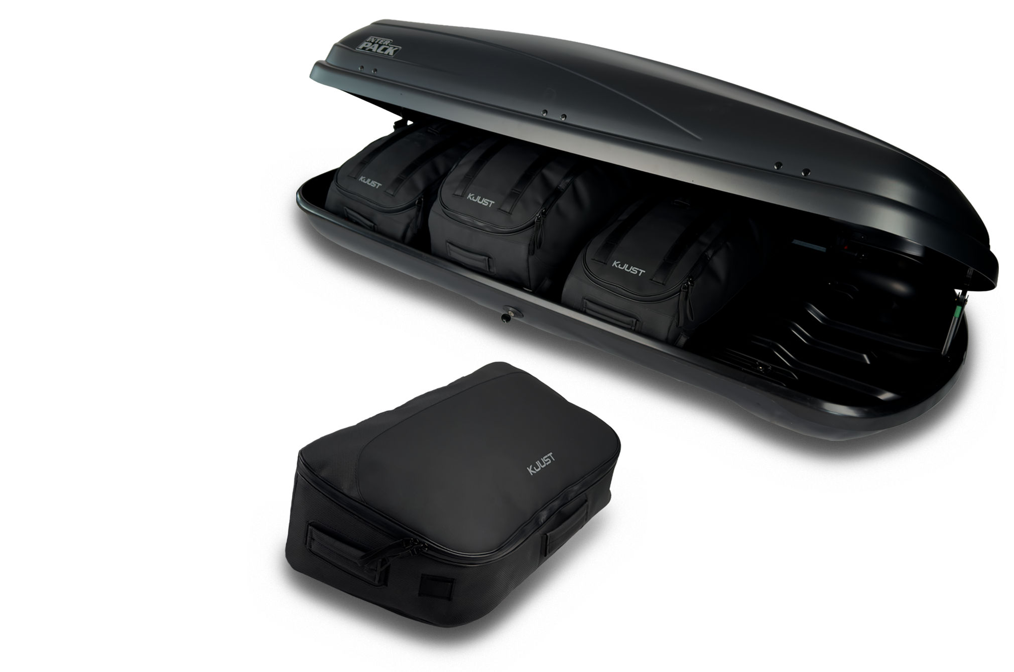 Torby KJUST PRO do boksu dachowego Interpack Horizon L — torba czołowa