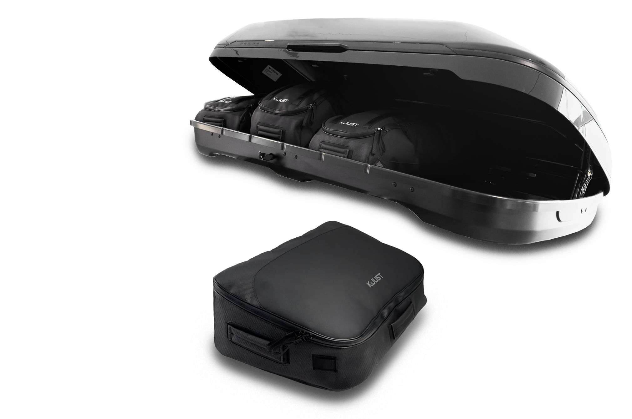Torby KJUST PRO do boksu dachowego Volvo Travel 400 — torba czołowa