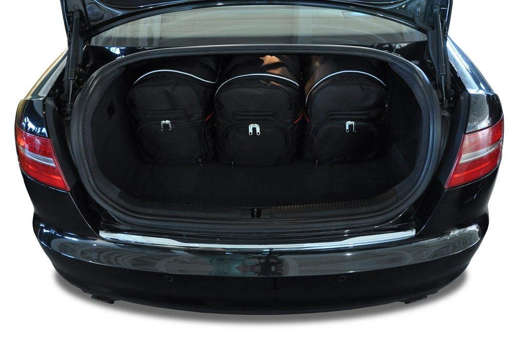 Torby KJUST SPORT do Audi A6 / S6 Limousine C6 — torby wyjmowane z bagażnika krok po kroku