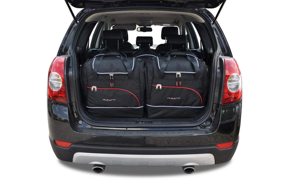 Torby KJUST SPORT do Chevrolet Captiva I — zestaw ułożony w bagażniku
