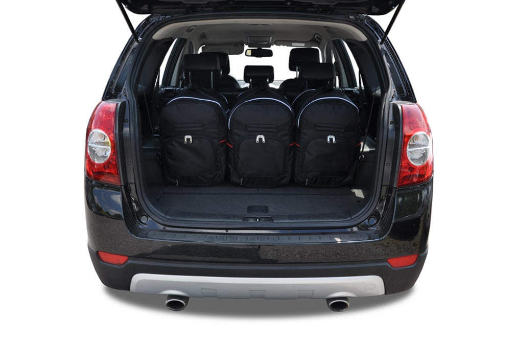 Torby KJUST SPORT do Chevrolet Captiva I — torby wyjmowane z bagażnika krok po kroku