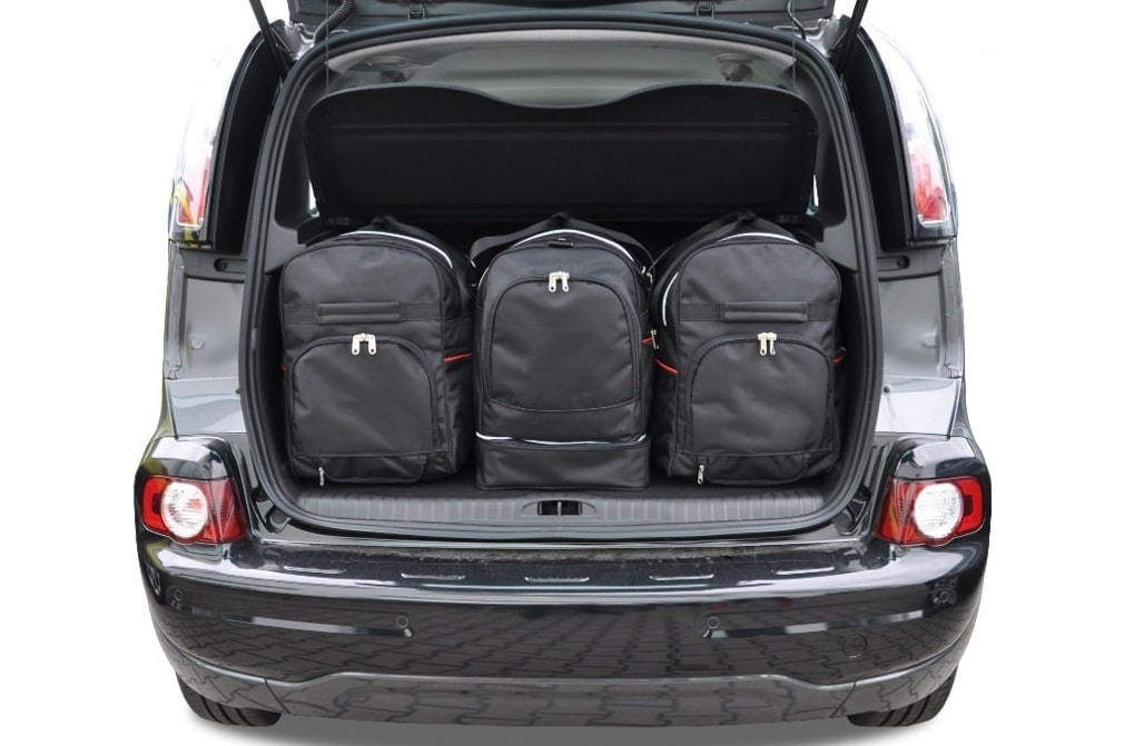 Torby KJUST SPORT do Citroen C3 Picasso II (SH) — zestaw ułożony w bagażniku