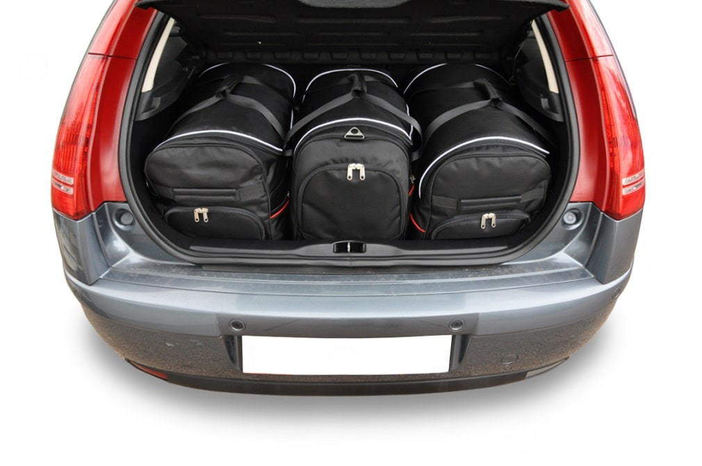 Torby KJUST SPORT do Citroen C4 Hatchback I (LC) — zestaw ułożony w bagażniku