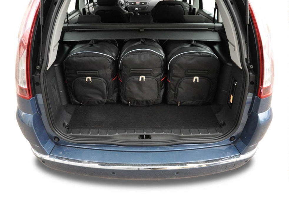 Torby KJUST SPORT do Citroen C4 Grand Picasso I — torby wyjmowane z bagażnika krok po kroku