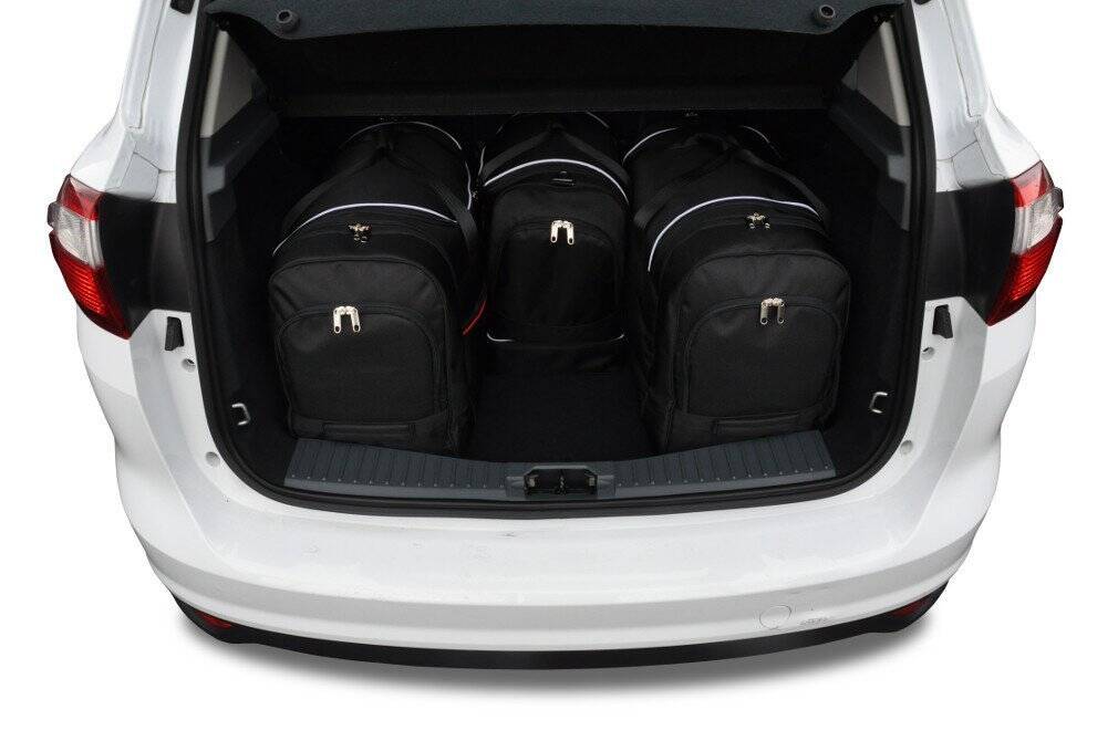 Torby KJUST SPORT do Ford C-Max Minivan II — torby wyjmowane z bagażnika krok po kroku