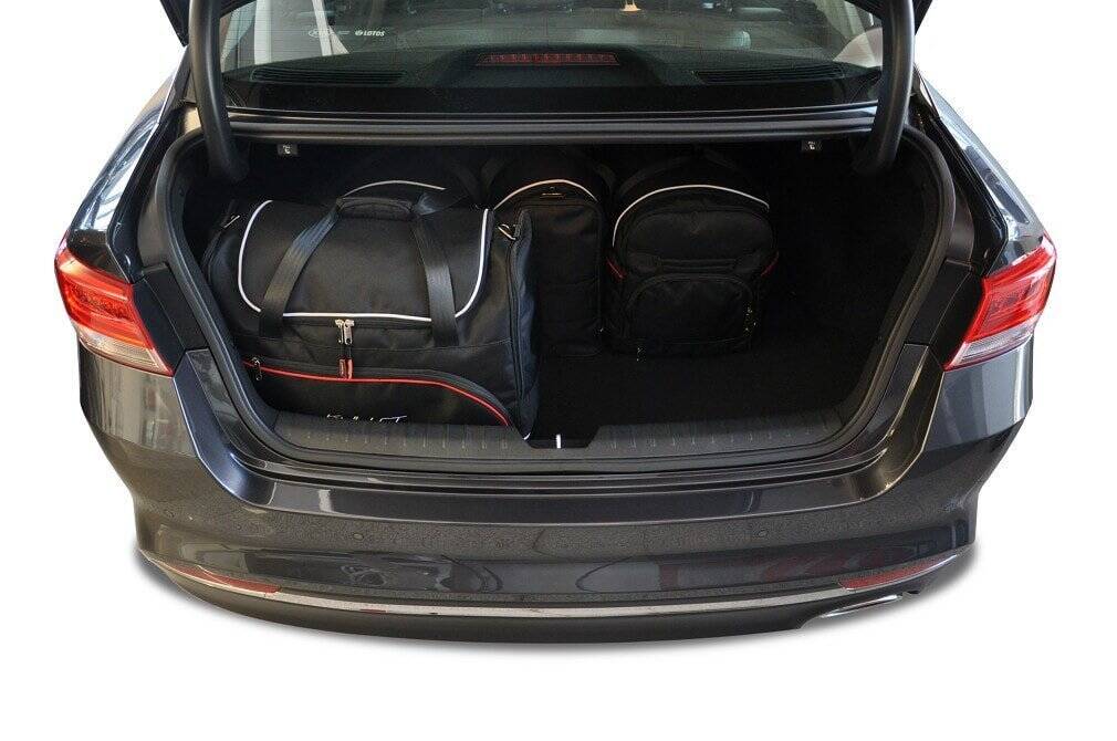 Torby KJUST AERO do Kia Optima Limousine IV — torby wyjmowane z bagażnika krok po kroku