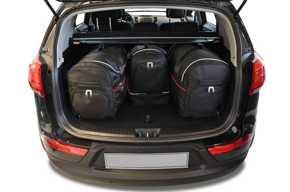 Torby KJUST SPORT do Kia Sportage III — torby wyjmowane z bagażnika krok po kroku