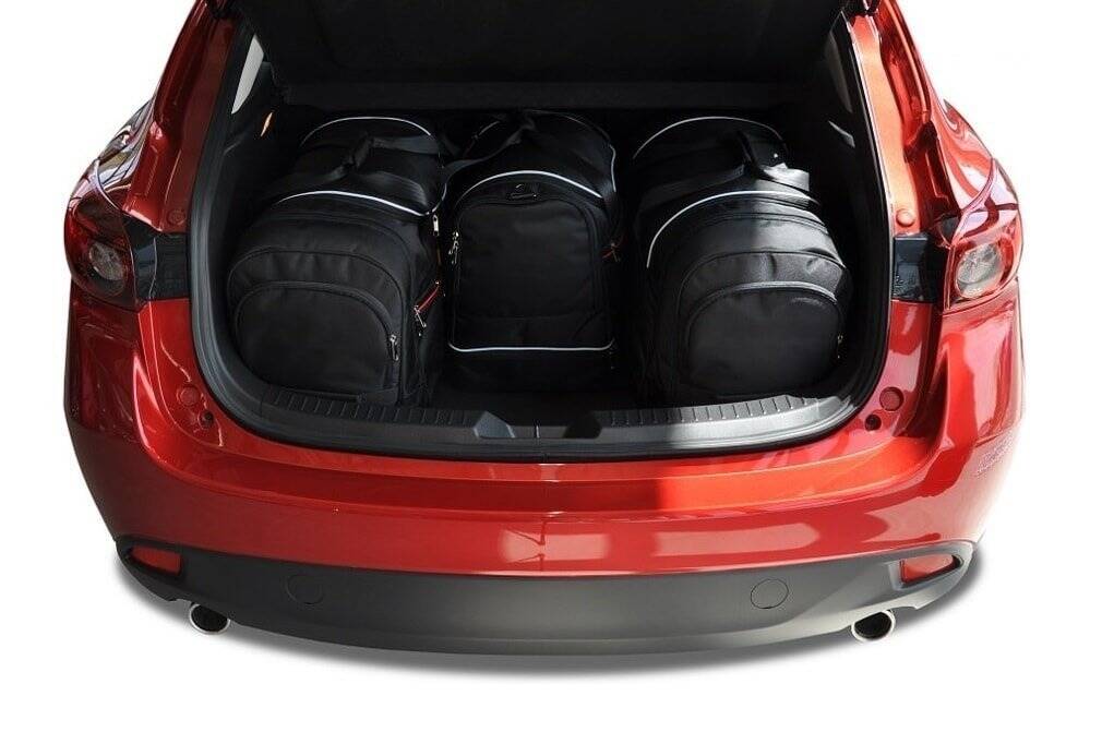 Torby KJUST AERO do Mazda 3 Hatchback III — torby wyjmowane z bagażnika krok po kroku