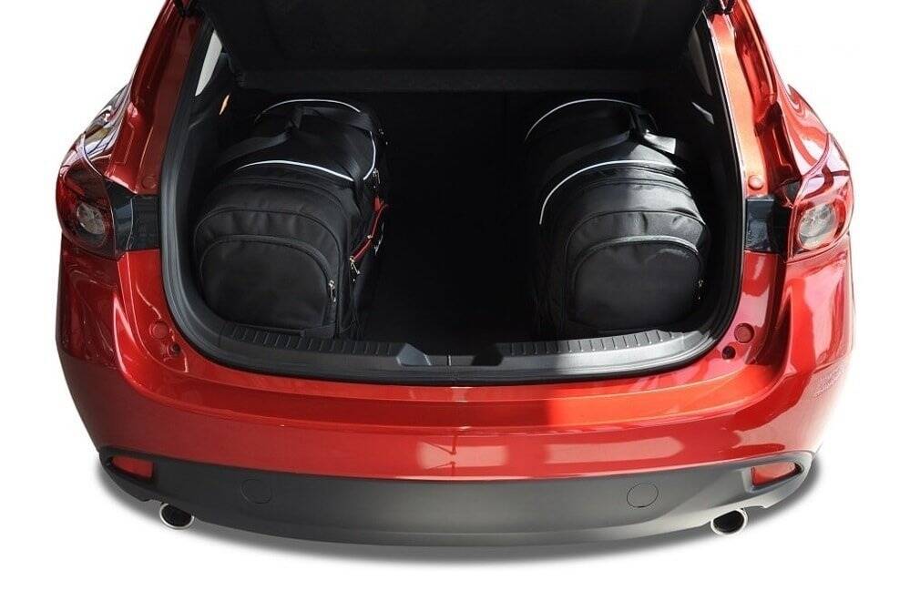 Torby KJUST AERO do Mazda 3 Hatchback III — torby wyjmowane z bagażnika krok po kroku