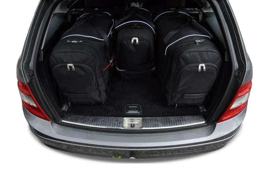 Torby KJUST SPORT do Mercedes-Benz C Estate S204 — torby wyjmowane z bagażnika krok po kroku