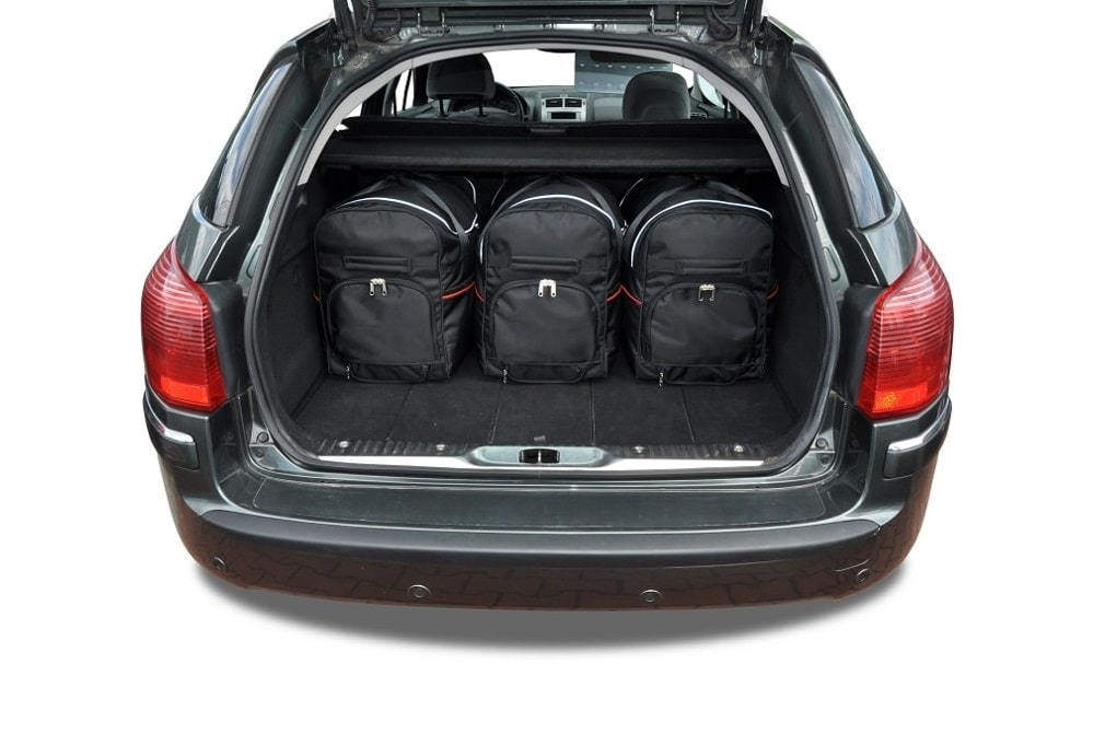 Torby KJUST SPORT do Peugeot 407 SW I — torby wyjmowane z bagażnika krok po kroku