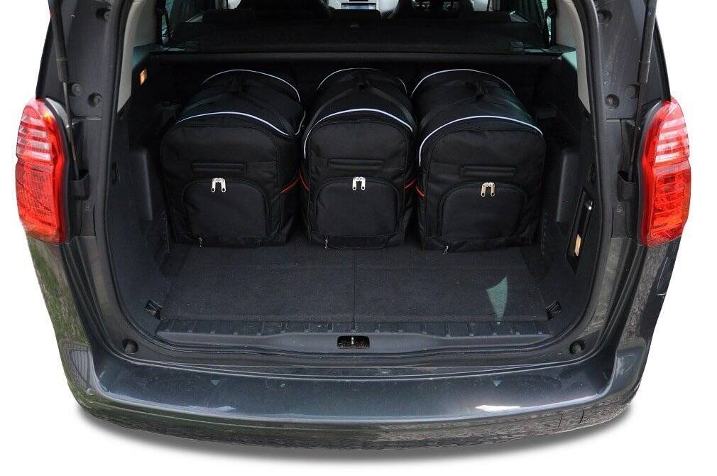 Torby KJUST SPORT do Peugeot 5008 I (T87) — torby wyjmowane z bagażnika krok po kroku