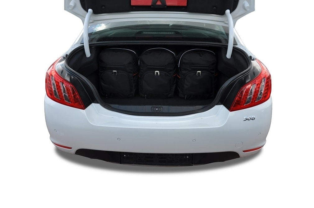 Torby KJUST SPORT do Peugeot 508 Limousine I — torby wyjmowane z bagażnika krok po kroku