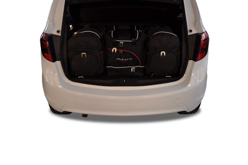 Torby KJUST SPORT do Opel Meriva B (S10) — zestaw ułożony w bagażniku