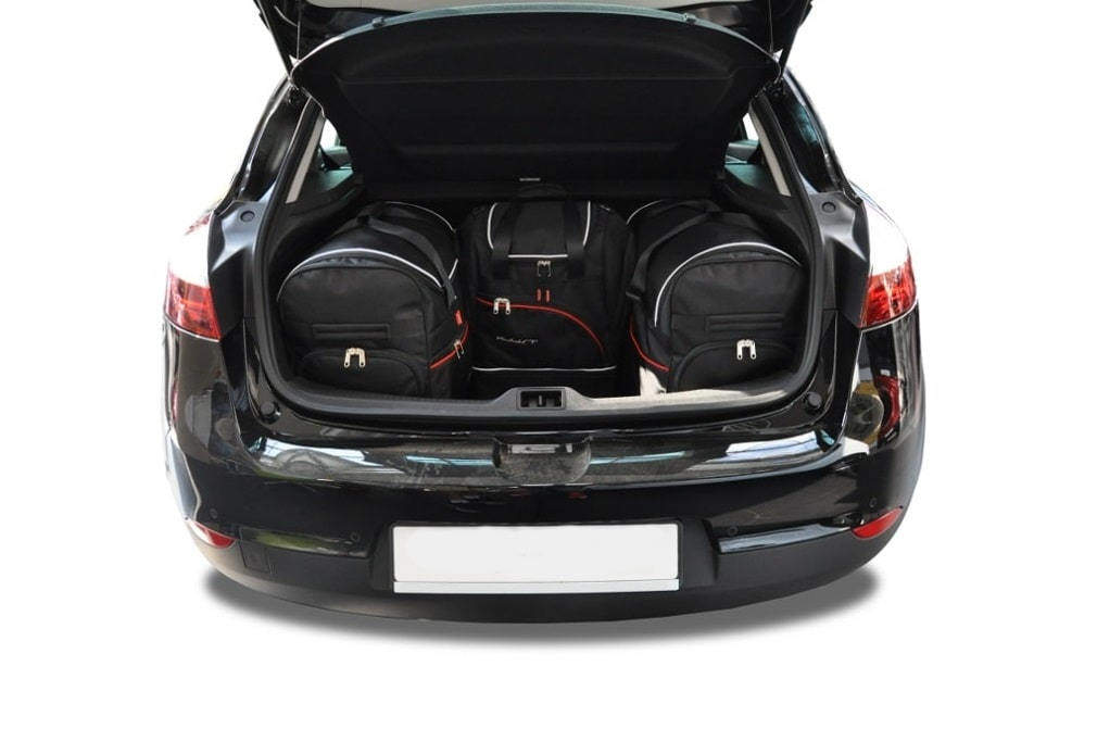 Torby KJUST SPORT do Renault Megane Hatchback III — torby wyjmowane z bagażnika krok po kroku