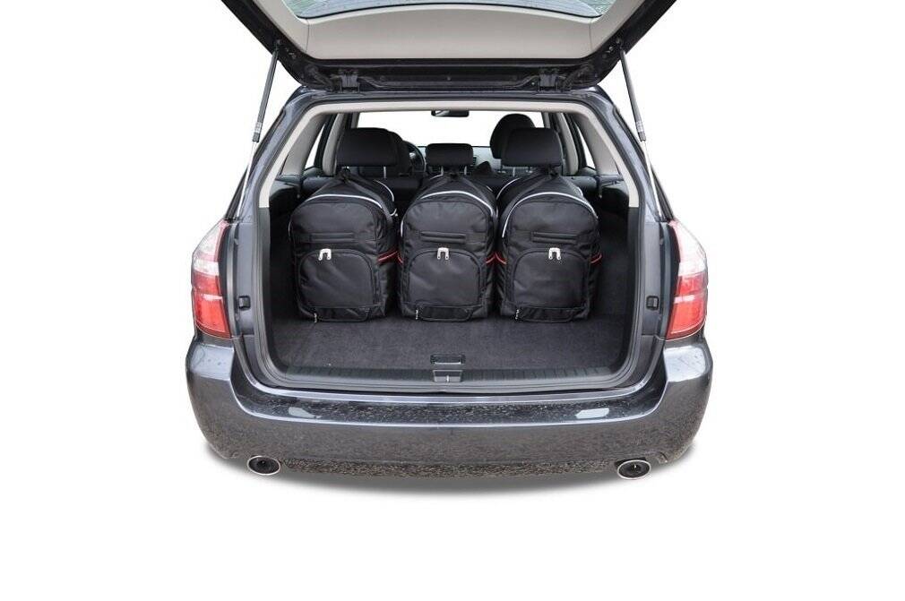 Torby KJUST SPORT do Subaru Legacy Kombi IV (BP) — torby wyjmowane z bagażnika krok po kroku