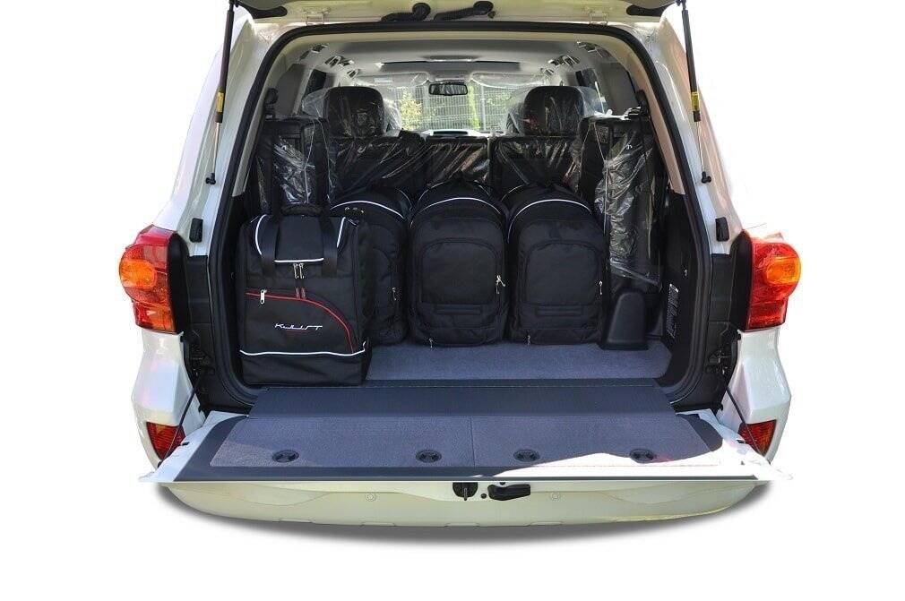 Torby KJUST SPORT do Toyota Land Cruiser MPV 5D VI — torby wyjmowane z bagażnika krok po kroku