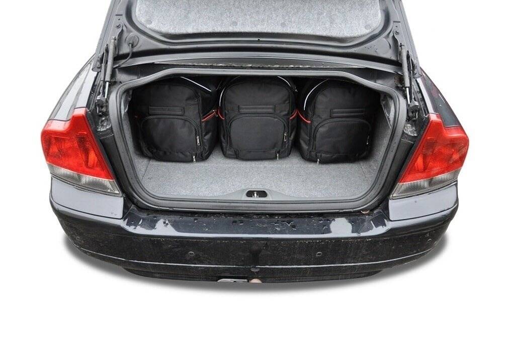 Torby KJUST SPORT do Volvo S60 I (384) — torby wyjmowane z bagażnika krok po kroku
