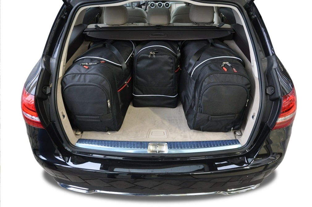Torby KJUST SPORT do Mercedes-Benz C Estate S205 — torby wyjmowane z bagażnika krok po kroku
