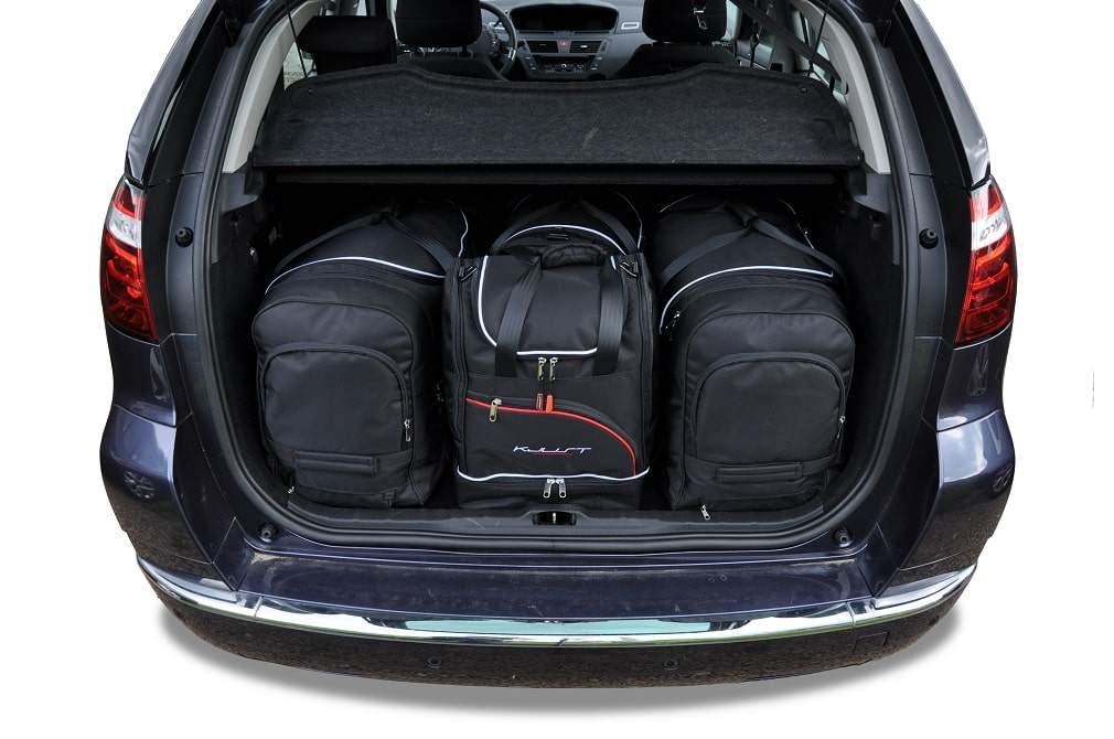 Torby KJUST SPORT do Citroen C4 Picasso I — zestaw ułożony w bagażniku