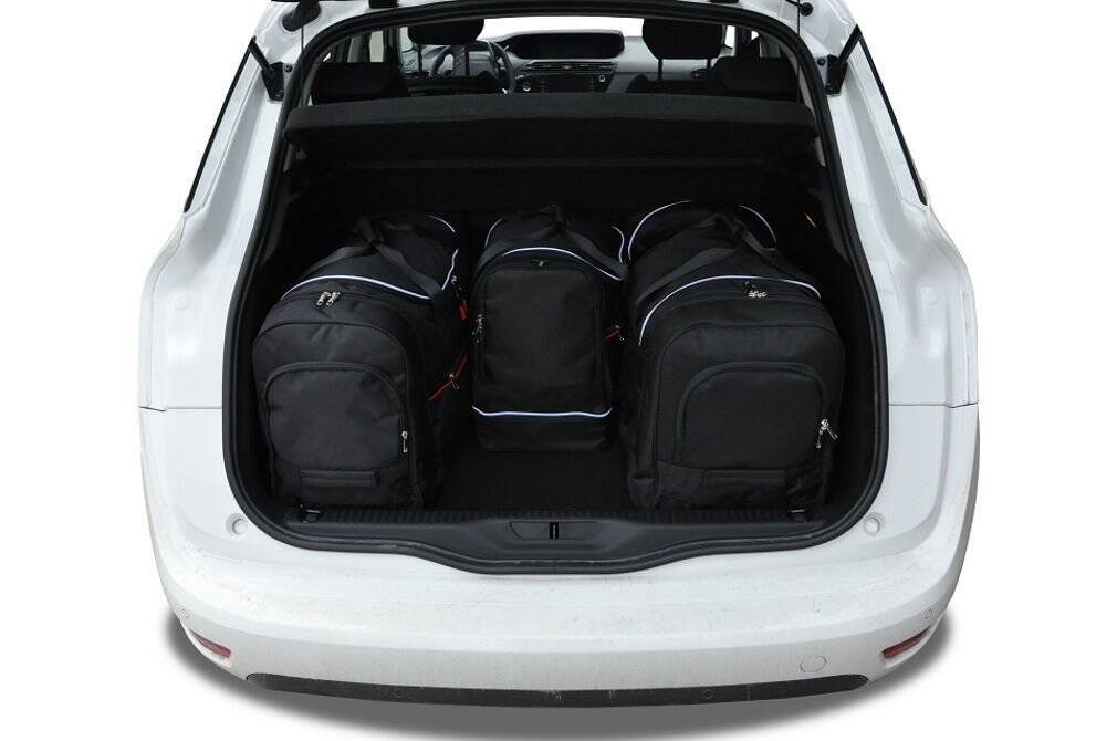 Torby KJUST SPORT do Citroen C4 Picasso II — torby wyjmowane z bagażnika krok po kroku