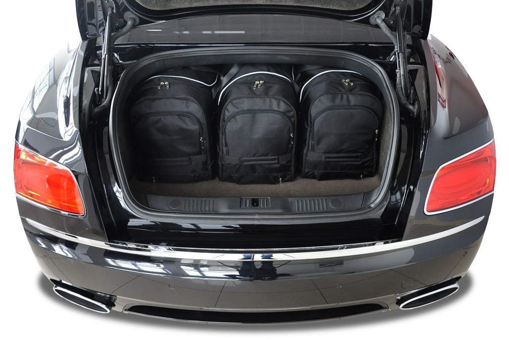Torby KJUST SPORT do Bentley Continental Flying Spur I (3W) — torby wyjmowane z bagażnika krok po kroku