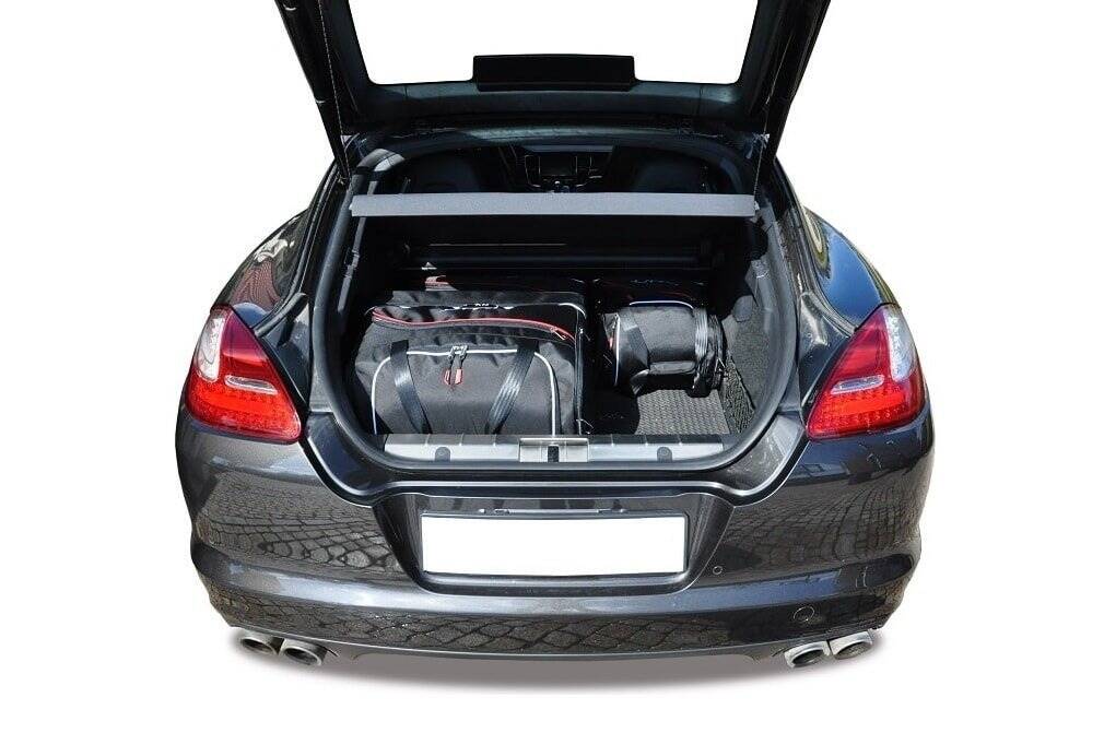 Torby KJUST AERO do Porsche Panamera I (970) — torby wyjmowane z bagażnika krok po kroku